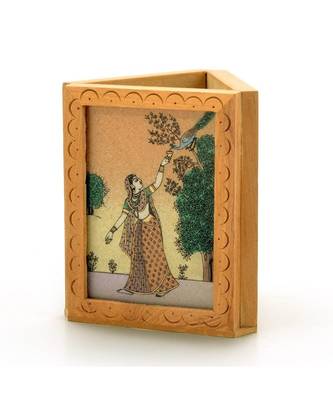Beautiful Gemstone Painting Pen Stand Gift 119 1