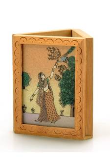 Beautiful Gemstone Painting Pen Stand Gift 119