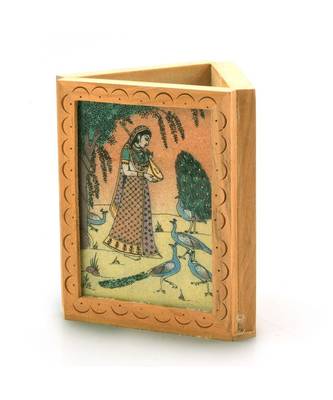 Beautiful Gemstone Painting Pen Stand Gift 119 2