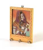 Rajasthani Gemstone Painting Key Holder Gift 121