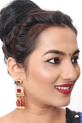 Pink diamond earrings 1