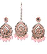 Pink diamond earrings