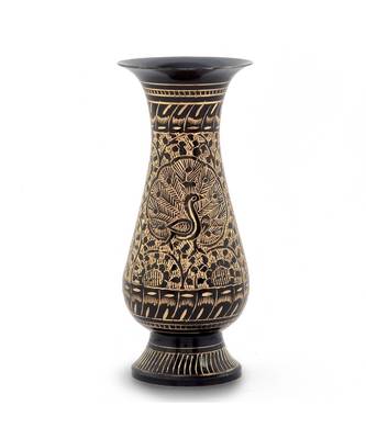 Antique Golden Minakari Work Flower Vase 168 1