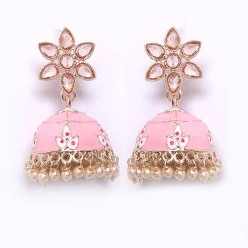 Pink diamond earrings 1