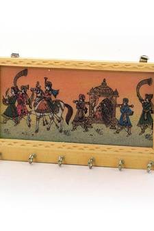 Gemstone Painting 6 Key Hanger Handicraft Gift 213