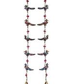 Peacock Line Wall//Latkan Pair of 2 Piece Decorative Door Hanging