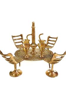 Miniature Maharaja Dinner Set - Show Pieces for Home Decor Items for Bedroom