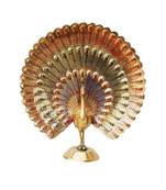 Handcrafted Brass Peacock Showpiece