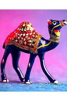 Aluminium Handmade Home Decorative Gifting Colourful Camel 