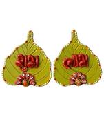 Door Hanging Leaf Shaped shubh labh