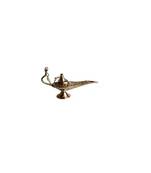 Antique Brass Aladdin's Chirag/Lamp for Vintage Home-Office Decor & Gift Showpiece