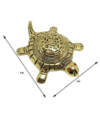 Salvus  Metal Antique Look Turtle Feng Shui for Home Decoration Or Good Luck to Attract Positive Energy 3