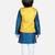 BownBee 3 Piece Jacquard Jacket Silk Kurta Pajama for Boys-Yellow