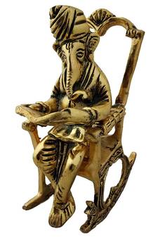 Metal Lord Ganesh Idol