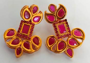 Pink danglers-drops 1