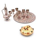 Buy Antique Wine Set n Get Gemstone Ash Tray Free
