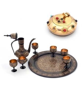 Buy Royal Wine Set n Get Gemstone Ash Tray Free 1