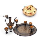 Buy Royal Wine Set n Get Gemstone Ash Tray Free
