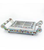 Transparent Four Partition Dryfruit Serving Tray 301