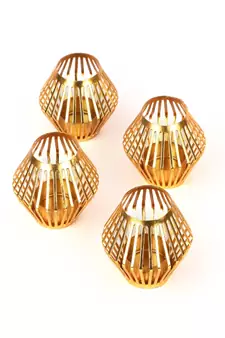 Flower Shape Tealight Holders Set of 5