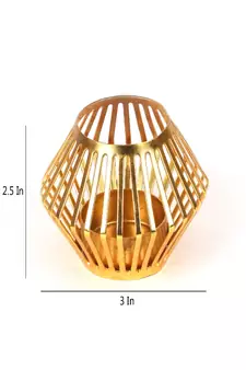 Small Plating Tealight Holder - Tealigh 10