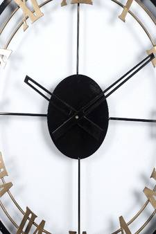 Black & Gold Roman NUmber Wall Clock