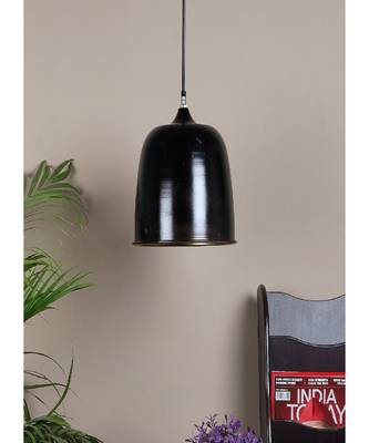 Hanging Black & Gold Single Lamp 1