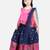 BownBee Jacquard Lehenga with Flared Choli with Dupatta- Pink