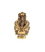  Shiv Ling With Lord Shiva Face Decoretive Showpiece For Home And Office - Brass