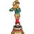  Lord Krishna Idol Statues Multicolour - Brass (Height 11 Inch)