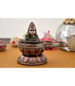  Shiva Shivling Decorative Showpice Multicolour - Resin (Height 5 Inch)