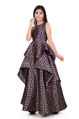 Kids Blue Gown For Girls  2