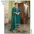 Sea Green embroidery georget silk semistitch straight suits palazzo salwar suits