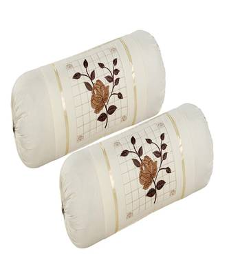 set of 2pcs embroidery cotton bloster cover pillow cover 1