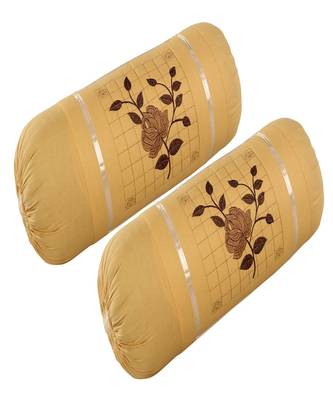set of 2pcs embroidery cotton bloster cover pillow cover 1
