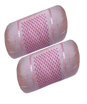 set of 2pcs embroidery cotton bloster cover pillow cover 1