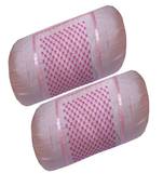 set of 2pcs embroidery cotton bloster cover pillow cover