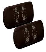 set of 2pcs embroidery cotton bloster cover pillow cover