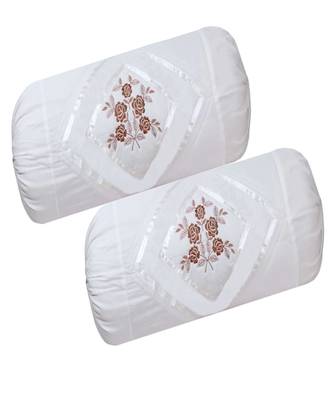 set of 2pcs embroidery cotton bloster cover pillow cover 1