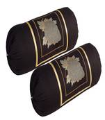 set of 2pcs embroidery cotton bloster cover pillow cover