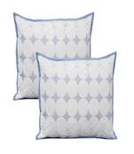 set of 2pcs embroidery cotton bloster cover pillow cover