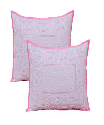 set of 2pcs embroidery cotton bloster cover pillow cover 1