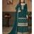 Teal Georgette Pakistani Salwar Kameez