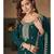 Teal Georgette Pakistani Salwar Kameez