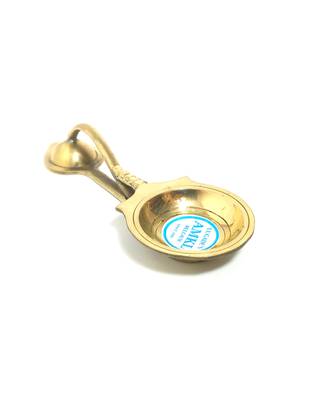 AMKL Brass Dhupdani also known as Dhuparat also known as Camphor Holder also known as Brass Table Diya 1