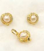 Pink pearl pendants