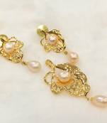 Pink pearl pendants