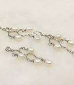 White pearl pendants
