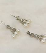 White pearl pendants