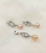 Pink pearl pendants